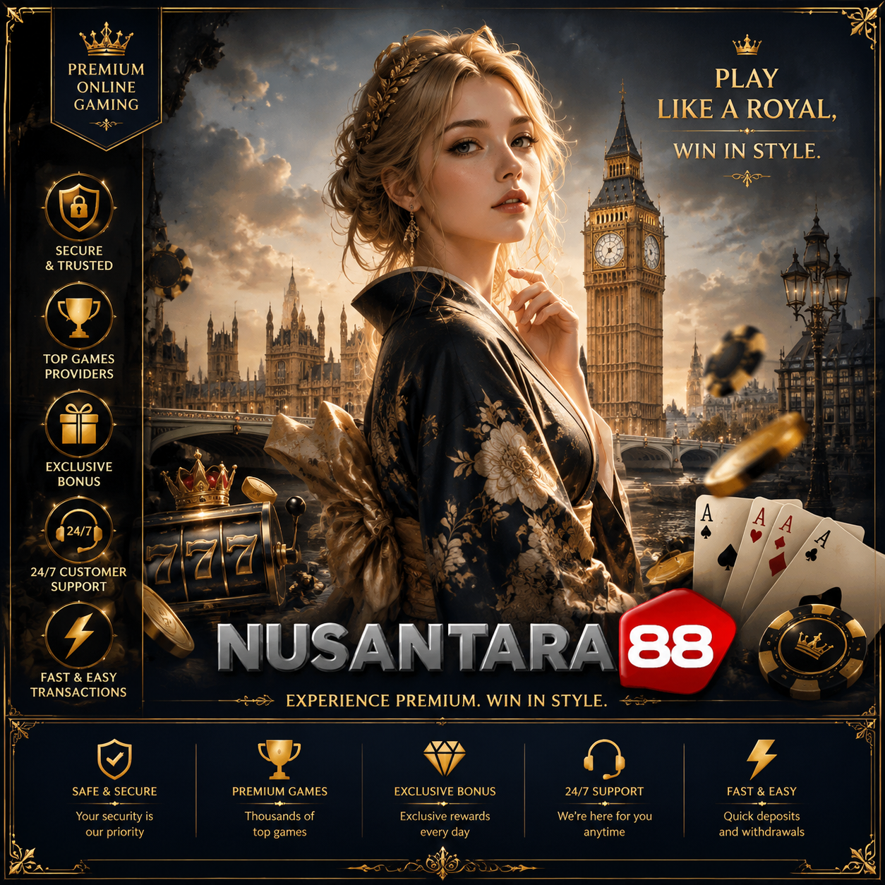Nusantara88 - United Kingdom Online Slots & Casino Platform